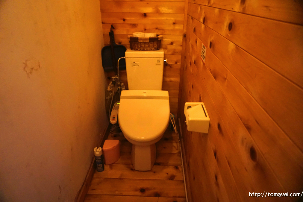 ランプの宿 青荷温泉 トイレ