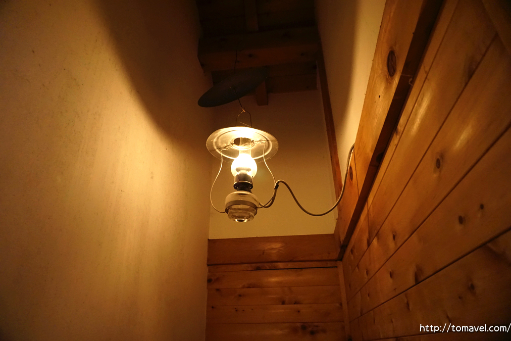 ランプの宿 青荷温泉 トイレの電気