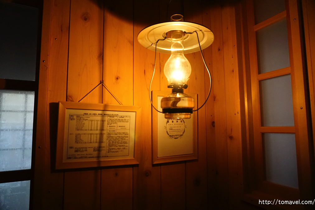 ランプの宿 青荷温泉 本館内湯 ランプ